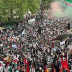 بالصور: الآلاف يتظاهرون في لندن دعما لشعبنا وتنديدا بالعدوان عليه