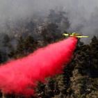 شاهد: حريق هائل بمنطقة أبوغوش في جبال القدس