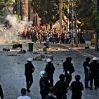 شاهد: احتجاجات ومسيرات برام الله على خلفية وفاة الناشط بنات