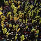 شاهد: فتح تنظم مهرجانا في جنين نصرة للقدس ودعما للرئيس