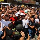 بالصور.. تشييع جثمان الشهيد ضياء الصباريني في جنين