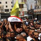 بالصور.. تشييع جثمان الشهيد ضياء الصباريني في جنين
