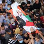 شاهد: تشييع جثمان الشهيد أحمد صالح شمال قطاع غزة