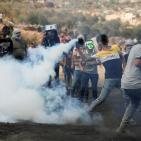 إصابات بالرصاص والاختناق بمواجهات مع الاحتلال في بيت دجن وبيتا