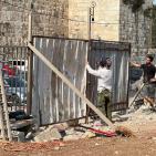 صور: الاحتلال يواصل أعماله التهويدية في المقبرة اليوسفية بالقدس