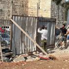 صور: الاحتلال يواصل أعماله التهويدية في المقبرة اليوسفية بالقدس