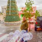 إضاءة شجرة الميلاد في رام الله