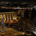 إضاءة شجرة الميلاد في القدس