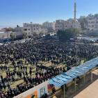 شاهد.. الآلاف يشيعون شهداء لقمة العيش جنوب نابلس