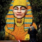 بالصور.. تماثيل من البرتقال والليمون بمهرجان في فرنسا