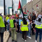 الجالية الفلسطينية في شيكاغو تحيي ذكرى النكبة وتندد باغتيال أبو عاقلة