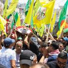 جماهير غفيرة تشيع جثمان الشهيد الطفل عودة صدقة