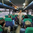 بالصور: أولى قوافل حجاج غزة تغادر اليوم وحجاج الضفة الخميس