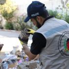 بالصور: ضبط ورشة لتصنيع المفرقعات شرق غزة