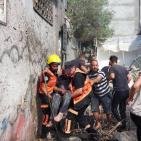 بالصور: شهيدان وجرحى باستهداف منزل شمال قطاع غزة