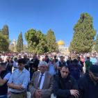 صور: 60 ألف يؤدون صلاة الجمعة في المسجد الأقصى