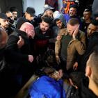 جماهير شعبنا في نابلس تشيع جثمان الشهيد الطفل أحمد شحادة