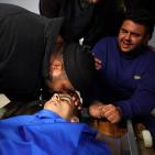 جماهير شعبنا في نابلس تشيع جثمان الشهيد الطفل أحمد شحادة