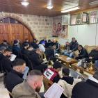 بالصور: أهالي نابلس يحيون أربعينية الشهيد محمد حرز الله