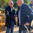 بالصور: المصري يزور الأسير المحرر كريم يونس 