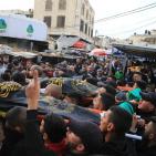 بالصور.. جماهير غفيرة تشيع جثامين شهداء جنين