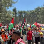 مسيرة العودة الـ26 بأراضي قرية اللجون المهجرة