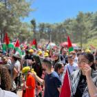 مسيرة العودة الـ26 بأراضي قرية اللجون المهجرة