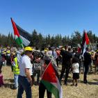 مسيرة العودة الـ26 بأراضي قرية اللجون المهجرة