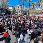 بالصور: مسيرة برام الله استنكاراً لجريمة إعدام الأسير خضر عدنان