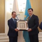 كازاخستان: السفير أبو زيد يلقي كلمة في حفل تكريم نائبي وزير الخارجية