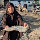 خاص| صاروخ إسرائيلي يقلب حياة العم أبو محمد وزوجته وبناته الـ7