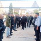 وزير الداخلية يتفقد مراكز الشرطة ويلتقي الضباط في جنين 