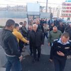 وزير الداخلية يتفقد مراكز الشرطة ويلتقي الضباط في جنين 