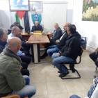 وزير الداخلية يتفقد مراكز الشرطة ويلتقي الضباط في جنين 