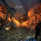 4 شهداء في قصف الاحتلال مقرا للأونروا بمخيم جباليا شمال قطاع غزة