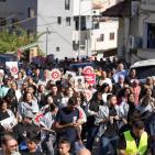 مظاهرة في سخنين ووقفات بالداخل الفلسطيني تنديدا بالحرب والتجويع بغزة