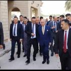 الرويضي ونائب رئيس الوزراء العراقي يبحثان آخر المستجدات ويضعان حجر الأساس لبيت إقامة السفير الفلسطيني