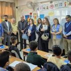 صور| وفد من الاتحاد الأوروبي يزور مخيم اليرموك ويؤكد التزامه بدعم اللاجئين الفلسطينيين في سوريا