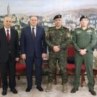 اللواء بحري العبد إبراهيم خليل يستقبل السفير الأردني عصام البدور