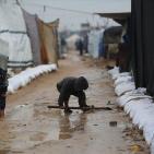 شاهد: الأمطار تتحول لمعاناة كارثية في قطاع غزة