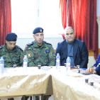 الأمن الوطني في قلقيلية يعقد لقاءً مع حركة فتح وبلدية كفر ثلث