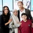 بالصور: الأمير هاري وزوجته ميجان يزوران أطفال غزة في مستشفى بالأردن