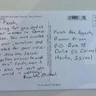 بالصور: إدارة سجن الدامون تمنع وصول ألف بطاقة بريدية للأسيرات