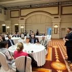 السفير أبو زيد يترأس اجتماع السلك الدبلوماسي في أستانا ويؤكد أهمية تعزيز التعاون الدولي