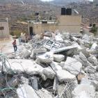 الاحتلال يهدم منازل 3 شهداء ويغلق الرابع بالاسمنت في قريتي دير ابو مشعل وسلواد 