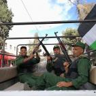 الأجهزة الأمنية في الخليل تنظم عرضا عسكريا في ذكرى الاستقلال