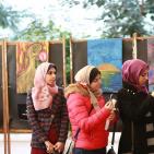 افتتاح المعرض الفني