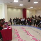 اطلاق فعاليات التوعية للوقاية من الاصابة بالسكري في بنك فلسطين 