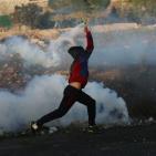 مواجهات بين الشبان وقوات الاحتلال على المدخل الشمالي لمدينة البيرة 