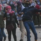 مواجهات عنيفة عند المدخل الشمالي لمدينة البيرة